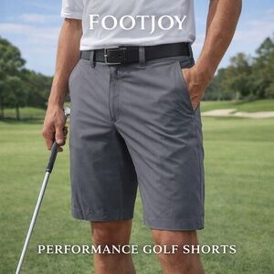 FootJoy Golf Shorts Mens 40 Gray Performance Stretch Lightweight Athletic FJ